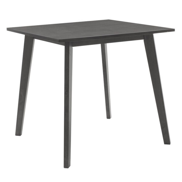 Tραπεζαρία Benson - Toto σετ 5τμχ rustic grey - ύφασμα grey 80x80x75εκ
