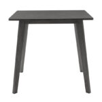 Tραπεζαρία Benson - Toto σετ 5τμχ rustic grey - ύφασμα grey 80x80x75εκ