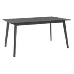 Tραπεζαρία Benson - Toto σετ 7τμχ rustic grey - ύφασμα γκρι 150x90x75εκ