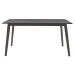 Tραπεζαρία Benson - Toto σετ 7τμχ rustic grey - ύφασμα γκρι 150x90x75εκ