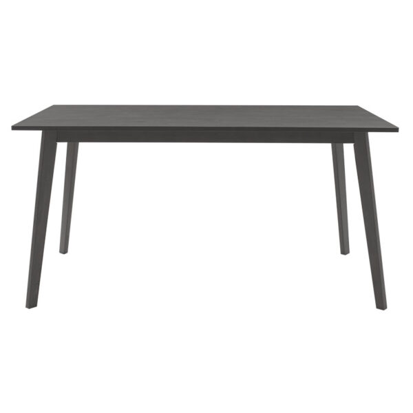 Tραπεζαρία Benson - Toto σετ 7τμχ rustic grey - ύφασμα γκρι 150x90x75εκ