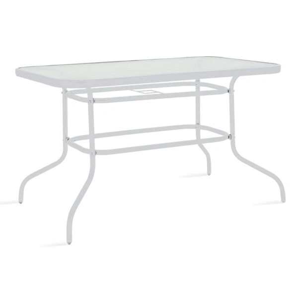 Τραπεζαρία Ensure-Tade σετ 5τεμ μέταλλο σε λευκή απόχρωση