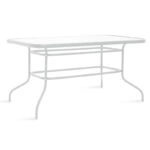 Τραπεζαρία Valor-Tade σετ 5τεμ μέταλλο λευκό