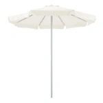 Ομπρέλα επαγγελματική Nagida pakoworld μονοκόμματος ιστός αλουμίνιο Φ2.3m εκρού