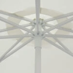 Ομπρέλα επαγγελματική Nagida  μονοκόμματος ιστός αλουμίνιο Φ3m εκρού