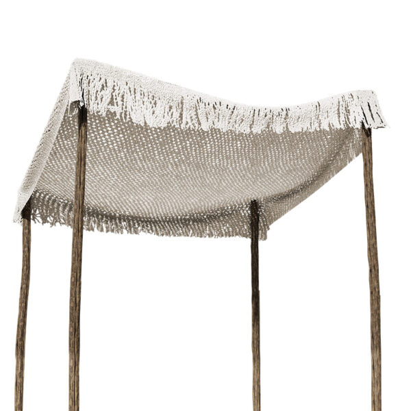 Δίχτυ σκίασης Roof  μακραμέ μπεζ 2x2m