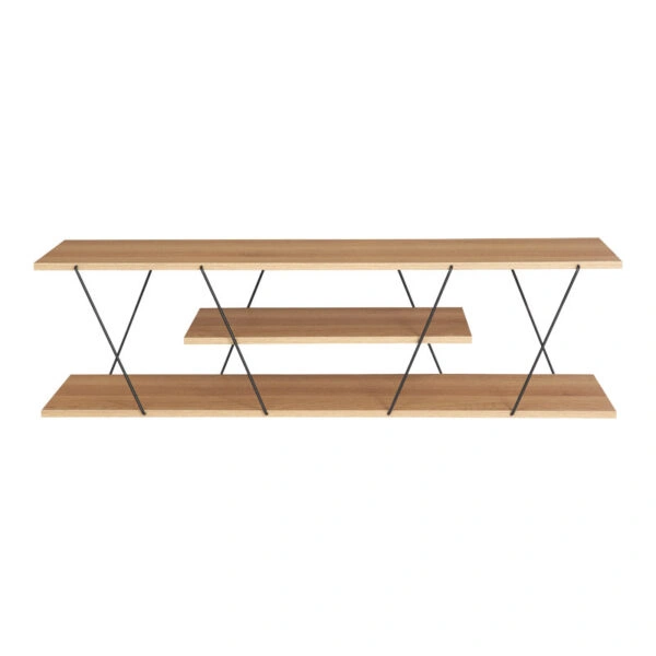 Έπιπλο τηλεόρασης Tars sonoma-μαύρο 120x30x33εκ