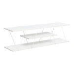 Έπιπλο τηλεόρασης Tars  λευκό 120x30x33εκ