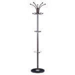 Καλόγερος ρούχων Nicolo μέταλλο καρυδί Φ37x175εκ