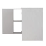 Γραφείο γωνιακό αποσπώμενο Polina λευκό 120x100x75εκ