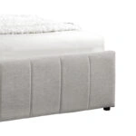 Κρεβάτι Tatiana  ύφασμα γκρι με αποθηκευτικό χώρο 160x200εκ