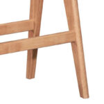 Τραπέζι Bar Winslow ξύλο rubberwood ανοικτό καρυδί 120x45x100εκ