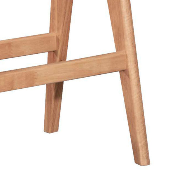 Τραπέζι Bar Winslow ξύλο rubberwood ανοικτό καρυδί 120x45x100εκ