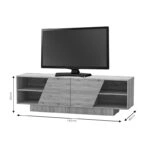 Έπιπλο τηλεόρασης Stevie  sonoma 160x40x50εκ