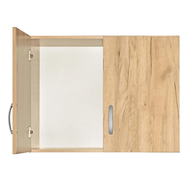 Πατάρι ντουλάπας Zelia δίφυλλο φυσικό mo 79x42x60εκ