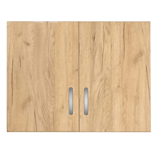 Πατάρι ντουλάπας Zelia δίφυλλο φυσικό mo 79x42x60εκ