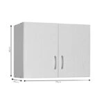 Πατάρι ντουλάπας Zelia δίφυλλο wenge eo 79x42x60εκ