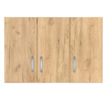 Πατάρι ντουλάπας Zelia  τρίφυλλο oak 90x42x60εκ