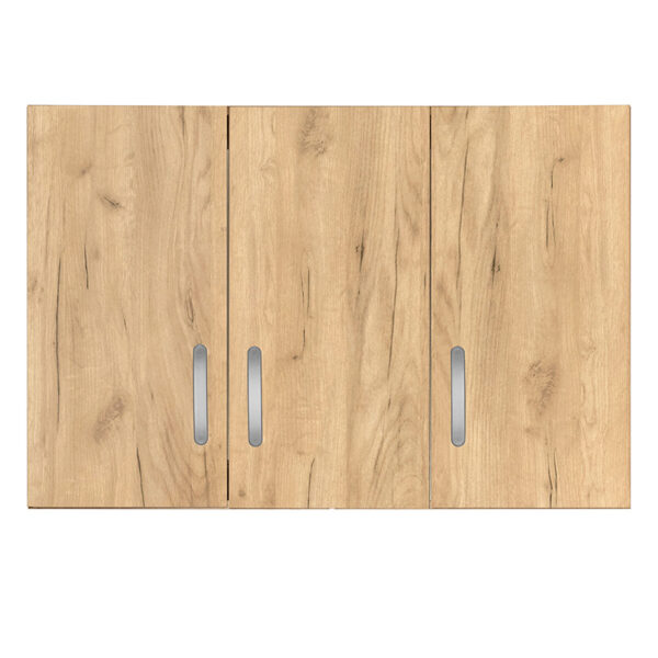 Πατάρι ντουλάπας Zelia  τρίφυλλο oak 90x42x60εκ