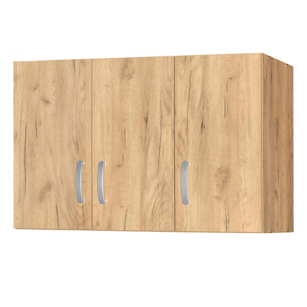 Πατάρι ντουλάπας Zelia  τρίφυλλο oak 90x42x60εκ