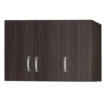Πατάρι ντουλάπας Zelia  τρίφυλλο wenge eo 90x42x60εκ
