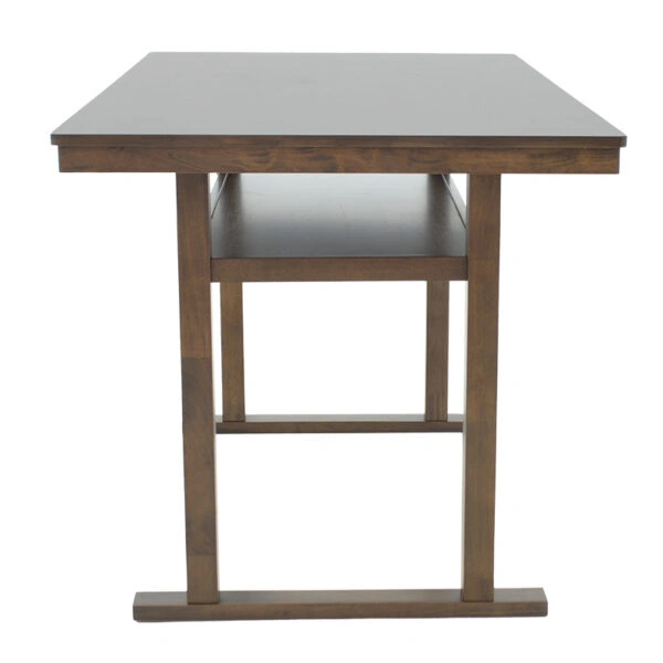 Τραπέζι μπαρ Tenor φυσικό ξύλο rubberwood-ΜDF καρυδί 150x90x91.5εκ