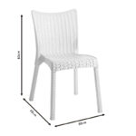 Καρέκλα Confident PP λευκό
