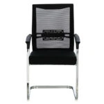 Καρέκλα γραφείου επισκέπτη Chromatic μέταλλο-mesh μαύρο