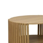 Τραπέζι σαλονιού Heavenly MDF φυσικό Φ83x38εκ