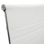 Καρέκλα γραφείου επισκέπτη Valter λευκό pu 55.5x48x88εκ