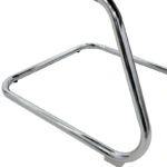 Καρέκλα γραφείου επισκέπτη Valter λευκό pu 55.5x48x88εκ