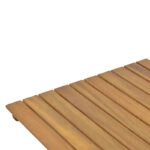 Τραπέζι Jaybo πτυσσόμενο φυσικό ξύλο ακακίας 100x65x72εκ