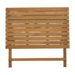 Τραπέζι Jaybo πτυσσόμενο φυσικό ξύλο ακακίας 100x65x72εκ