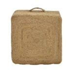 Σκαμπό Tresa Inart φυσικό 100% γιούτα 50x50x35εκ