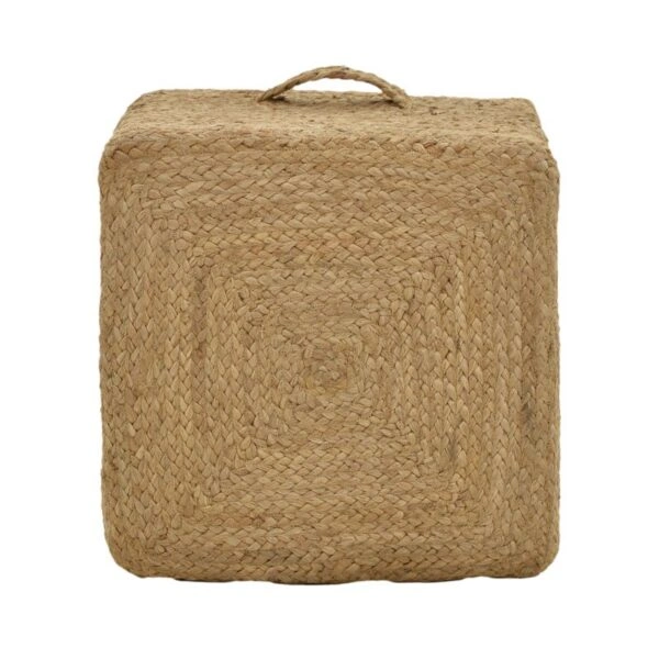 Σκαμπό Tresa Inart φυσικό 100% γιούτα 50x50x35εκ