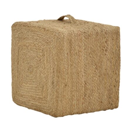 Σκαμπό Tresa Inart φυσικό 100% γιούτα 50x50x35εκ