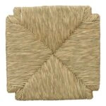 Ψάθα για ξύλινο σκαμπό Charchie I φυσικό 33x33x3εκ