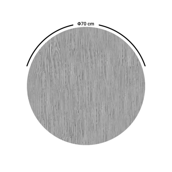 Επιφάνεια τραπεζιού Mordo  τ.Werzalit oak Φ70εκ