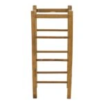 Σκαμπό καφενείου χωρίς πλάτη Bodier  καρυδί ξύλο 35x35x78εκ