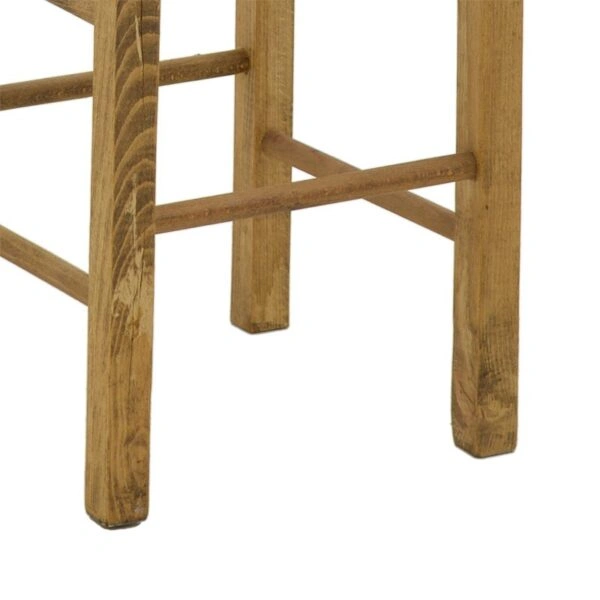 Σκαμπό καφενείου χωρίς πλάτη Bodier  καρυδί ξύλο 35x35x78εκ