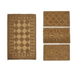 Χαλί Περίτεχνο Καφέ 45x75cm Σε 4 Σχέδια Καφέ