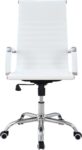 Καρέκλα Γραφείου  ΔΙΩΝΗ Λευκό PU 55x60x104-111cm