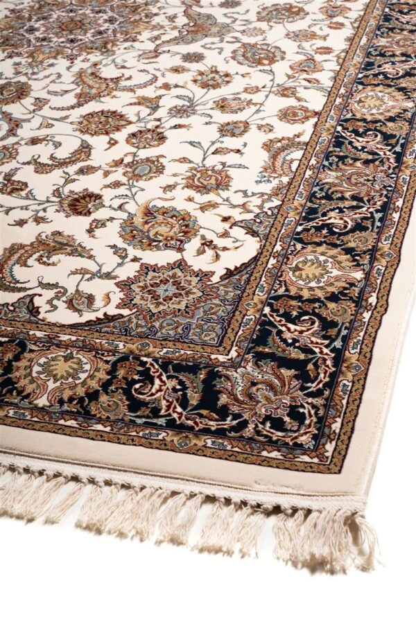 ΧΑΛΙ ROYAL SILK 003/W CREAM-BLUE - 160cm x 235cm