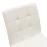 Καρέκλα Cian II  PU λευκό-φυσικό πόδι