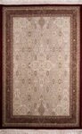 ΧΑΛΙ ROYAL SILK 1335/Z CREAM-RED - 160cm x 235cm