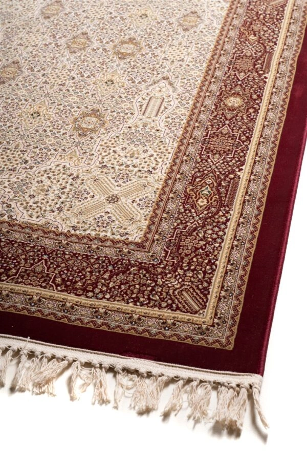 ΧΑΛΙ ROYAL SILK 1335/Z CREAM-RED - 160cm x 235cm