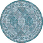 ΧΑΛΙ OSKA 1372/GREYISH BLUE - 160cm - Στρογγυλό