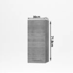 Alina Πάνω ντουλάπι 30x30,5x71,8εκ Σονόμα