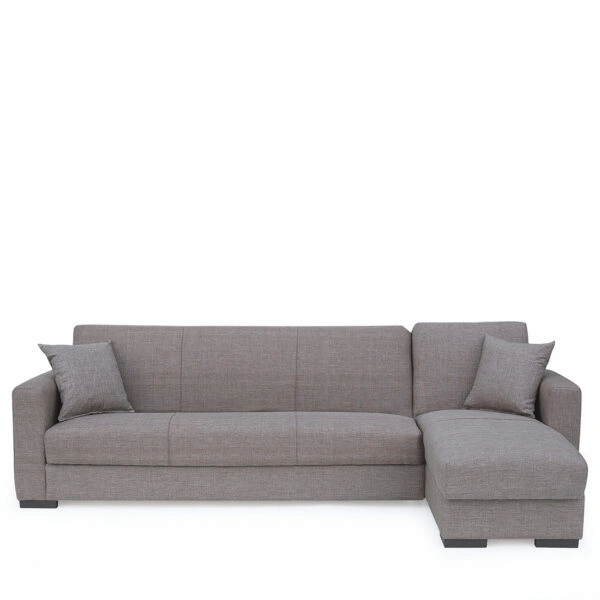 Καναπές Κρεβάτι Γωνιακός JOSE Καφέ 270x150x86cm