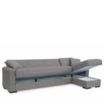 Καναπές Κρεβάτι Γωνιακός JOSE Καφέ 270x150x86cm